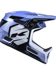 Kenny Elite Full Face Racing Helmet Glitter And Varnish - Steel Blue