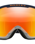 Oakley O Frame 2.0 Pro MTB Troy Lee Designs Orange Blocks Goggles With Fire Iridium Lens