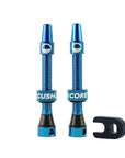 CushCore Tubeless Valves (pair) Royal Blue - 44mm