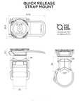Quad Lock Mount Quick Release Strap Mount