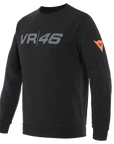 Dainese VR46 Team Sweatshirt - Black/Fluro-Yellow