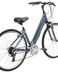 Apollo Altura Women's Urban Bike Extra Small - Matte Black/Charcoal/Blue
