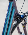 Apollo Altura Women's Urban Bike Medium - Matte Black/Charcoal/Blue