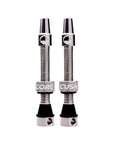 CushCore Tubeless Valves (pair) Silver - 44mm