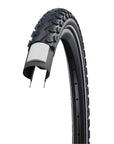Schwalbe LandCruiser Plus 27.5 x 2.00" Puncture Guard Reflective sidewall E-25 Green Compound