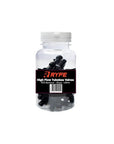RYFE Tubeless High Flow Presta Valves 44mm Jar of 20 - Black