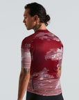 Specialized Men's SL Blur Short Sleeve Jersey - Maroon