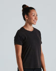 Specialized Women's Trail Supima Cotton Mineral Washed Jersey - Black
