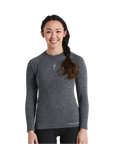 Specialized Women's Merino Seamless Long Sleeve Base Layer - Grey