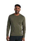 Specialized Men's Trail Thermal Jersey - Oak Green