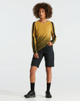 Specialized Women's Trail Long Sleeve Jersey - Harvest Gold Spray