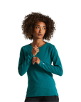 Specialized Women's Trail Long Sleeve Jersey - Tropical Teal