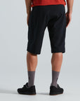 Rear view of Specialized Men's Trail Shorts with Liner