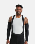Guy wearing Specialized Thermal Arm Warmers