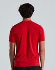 Specialized Men's Wordmark T-Shirt - Flo Red