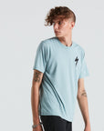 Specialized Men's S-Logo Short Sleeve T-Shirt - Arctic Blue