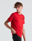 Specialized Men's S-Logo Short Sleeve T-Shirt - Flo Red