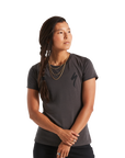 Specialized Women's S-Logo Short Sleeve T-Shirt - Charcoal