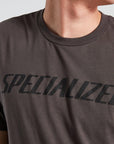Specialized Men's Wordmark Short Sleeve T-Shirt - Charcoal