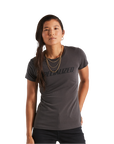 Specialized Women's Wordmark Short Sleeve T-Shirt - Charcoal