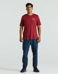 Specialized Men's Fjällräven Wool Short Sleeve Tee - Pomegranate Red