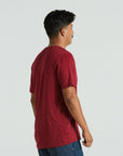 Specialized Men's Fjällräven Wool Short Sleeve Tee - Pomegranate Red