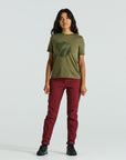 Specialized Women's Fjällräven Wool Short Sleeve Tee - Green