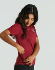 Specialized Women's Fjällräven Wool Short Sleeve Tee - Pomegranate Red