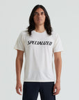 Specialized Men's Wordmark Short Sleeve T-Shirt - Birch White