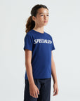 Specialized Youth Wordmark Short Sleeve T-Shirt - Deep Marine