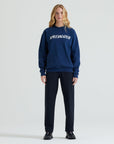 Specialized Wordmark Crewneck Sweatshirt - Deep Marine