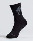 Specialized Merino Midweight Tall Logo Socks - Black
