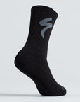Specialized Merino Midweight Tall Logo Socks - Black