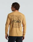 Specialized Warped Long Sleeve Tee - Harvest Gold