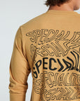 Specialized Warped Long Sleeve Tee - Harvest Gold
