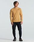 Specialized Warped Long Sleeve Tee - Harvest Gold
