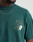 Specialized Graphic Short Sleeve Relaxed T-Shirt - Forest Green Abstract