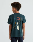 Specialized Youth Graphic Short Sleeve T-Shirt - Forest Green Abstract