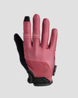 Specialized Women's Body Geometry Dual-Gel Long Finger Gloves - Dusty Rose