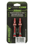 CushCore Tubeless Valves (pair) Red - 44mm
