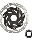 SRAM Rotor Centerline X Road 2 Piece CenterLock 140mm Black Rounded (includes internal tooled lockring)