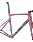 Specialized S-Works Tarmac SL7 Frameset - FACT 12r Carbon - Gloss Marbled Lagoon Blue-Purple Haze - Orichid-Blaze/Violet Purple Topcoat/Midnight Shadow