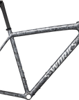 Specialized S-Works Crux Frameset - FACT 12r Carbon - Satin Carbon / Multi-Color Blurred Impasto / Gloss White Metallic Silver
