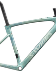 Specialized S-Works Roubaix SL8 Frameset - FACT 12R Carbon - Satn Metallic White Sage/Ink/White Sage
