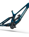 Specialized S-Works Demo 11 Frameset - Gloss Teal Tint Carbon / Smoke / White