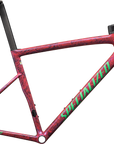 Specialized Tarmac SL8 Frameset - FACT 10r Carbon - Gloss Carbon / Metallic Vivid Pink Strata / Electric Green