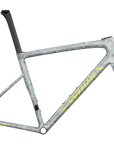 Specialized S-Works Tarmac SL8 Frameset - FACT 12r Carbon - Satin Liquid Silver / Multi-Color Dry Impasto / Gloss Team Yellow Tint