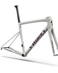 Specialized S-Works Tarmac SL8 Frameset - FACT 12r Carbon - Gloss Metallic White Silver / Pearl / Black