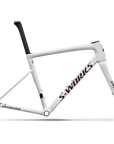 Specialized S-Works Tarmac SL8 Frameset - FACT 12r Carbon - Gloss Metallic White Silver / Pearl / Black