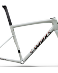 Specialized S-Works Tarmac SL8 Frameset - FACT 12r Carbon - Gloss Metallic White Silver / Pearl / Black